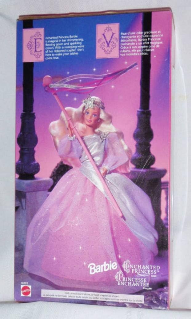1992 Barbie Enchanted Princess By Mattel #10292 Sears