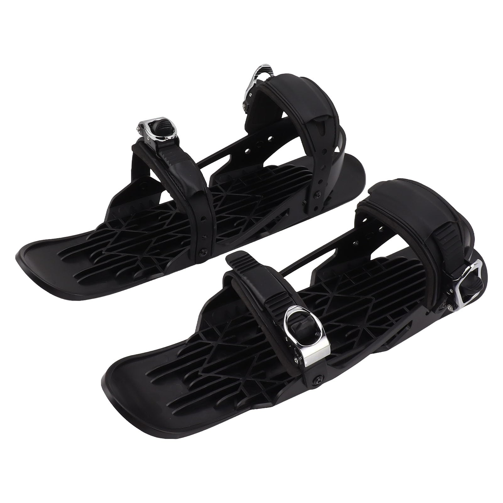 VGEBY Mini-Ski, verstellbare Aluminiumlegierung, kurze Skier für Snowboarden mit bidirektionalem Gleiten und Rückwärtsschieben, freie Größe für US 6-13 EU35-47