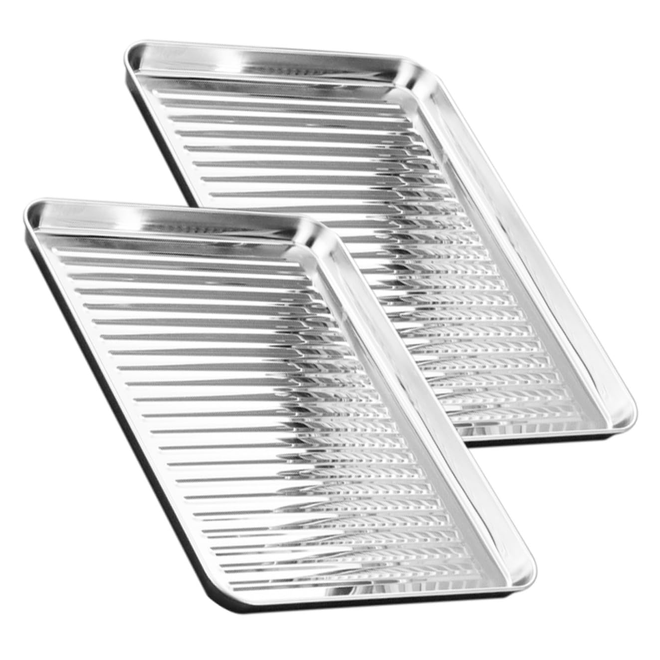 Moules à gâteaux carrés Yardwe en acier inoxydable antiadhésif pour la cuisson des biscuits