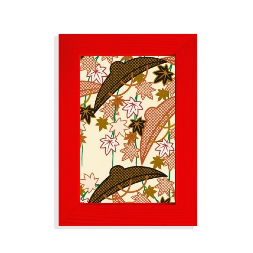 Cadre photo marron pour peinture japonaise pour protéger et suspendre une toile facilement