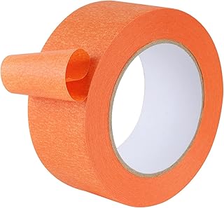 Lichamp Wide Orange Painters Tape 2 inch, 1pc Medium Adhesive Orange Masking Tape, 1.95 inches x 55 Yards