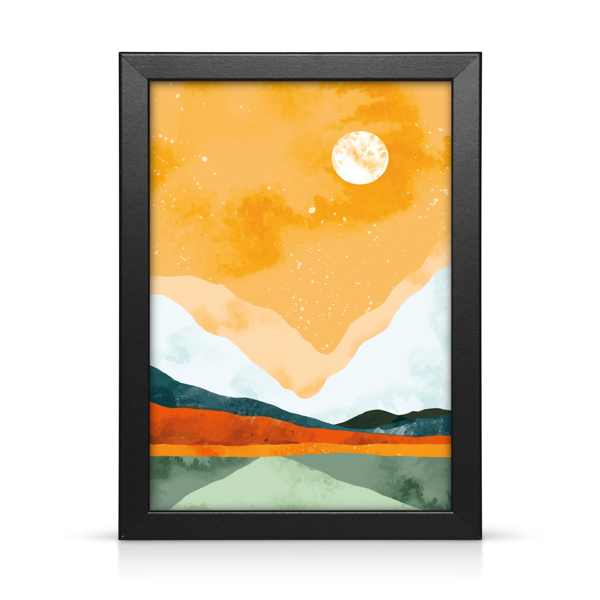 Ulisia Enterprise Black A2 (594X420) Mm Thin Photo Frame, Wood Effect Poster/Picture Frame