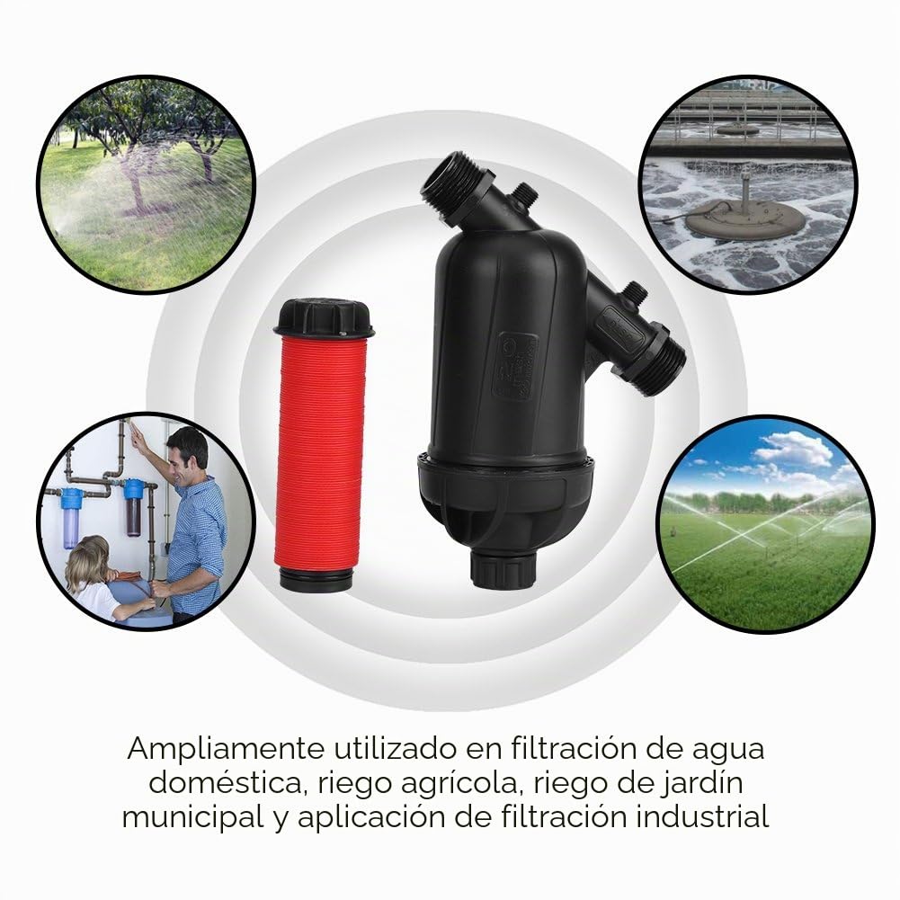 Filtro de Disco de Gran Capacidad, 120 Filtro de Disco de Nivel Mesh / 130 micrones para riego por Goteo Agricultura Jardín de riego de césped