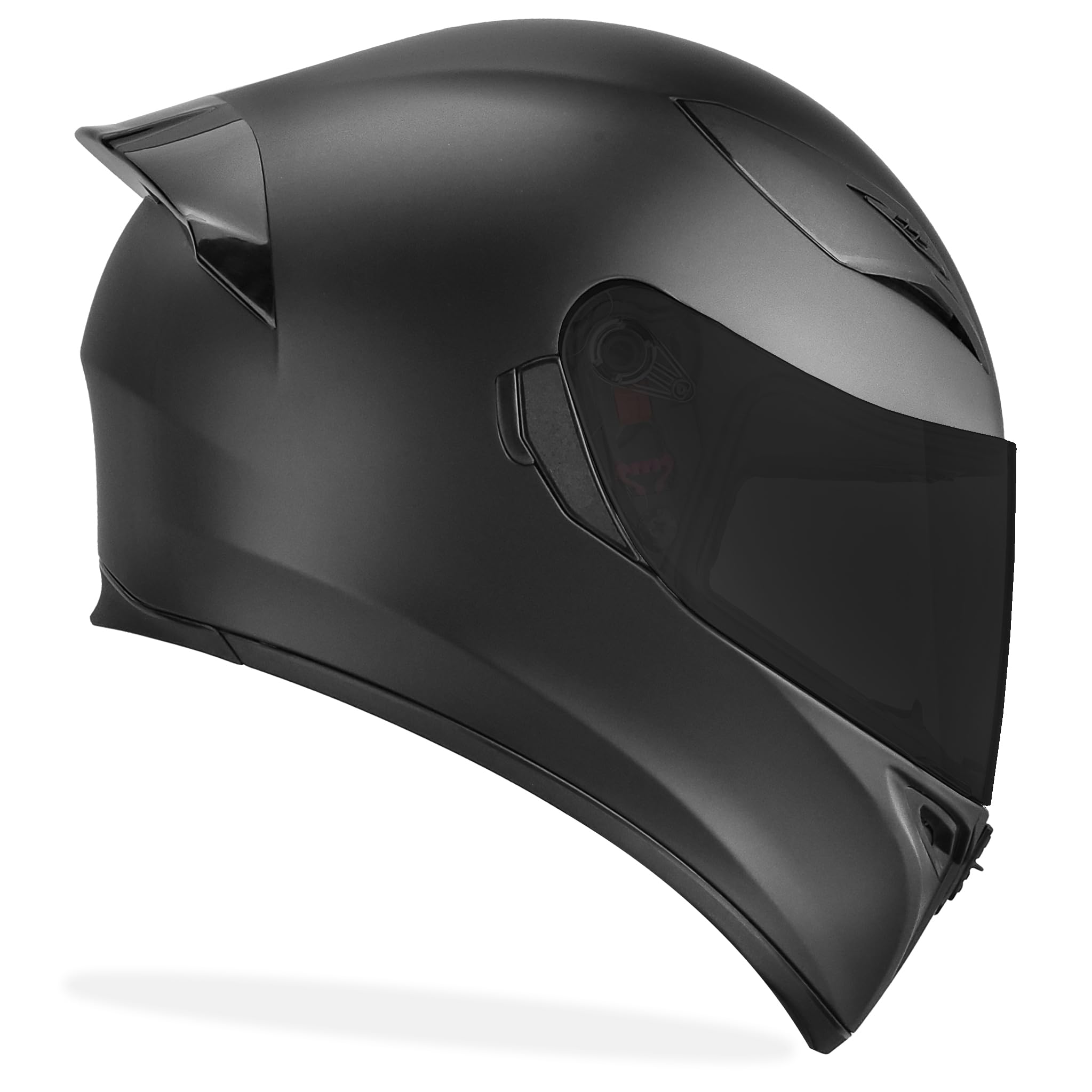 Bluetooth Motorcycle Helmet, Black (Small)