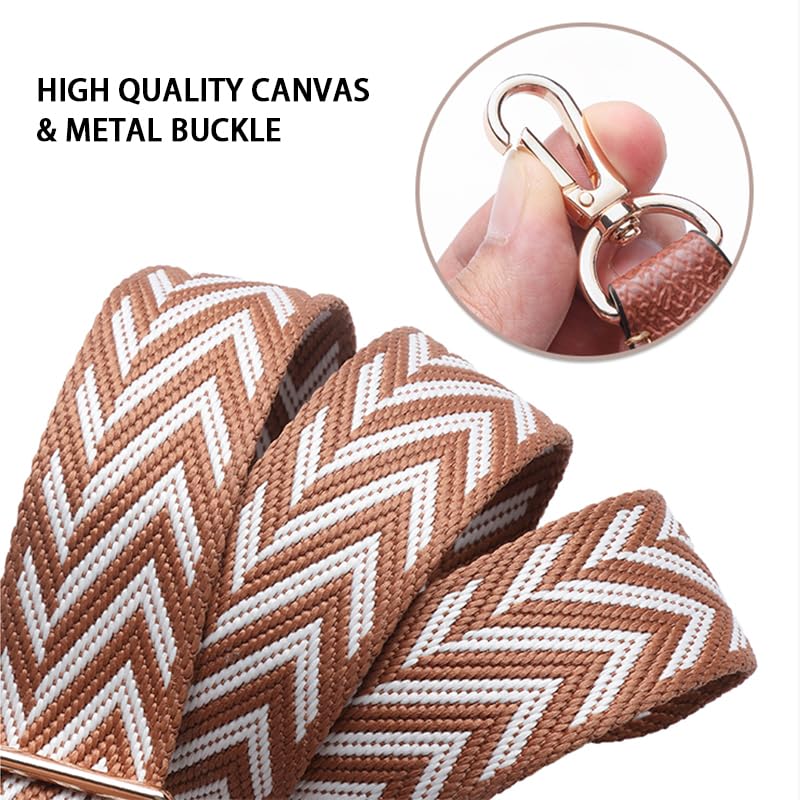 Image of Purse Straps Replacement, Handbag Crossbody Shoulder Strap Adjustable for Small Tote Bag Women