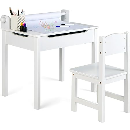 Toddler Desk Melissa Doug White Lift-Top Kids Desk Chair