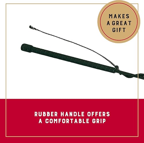 Miniatura 4 de Weaver EquineWeaver Leather Stock Whip with Rubber Handle and 10" Popper, RedWhite