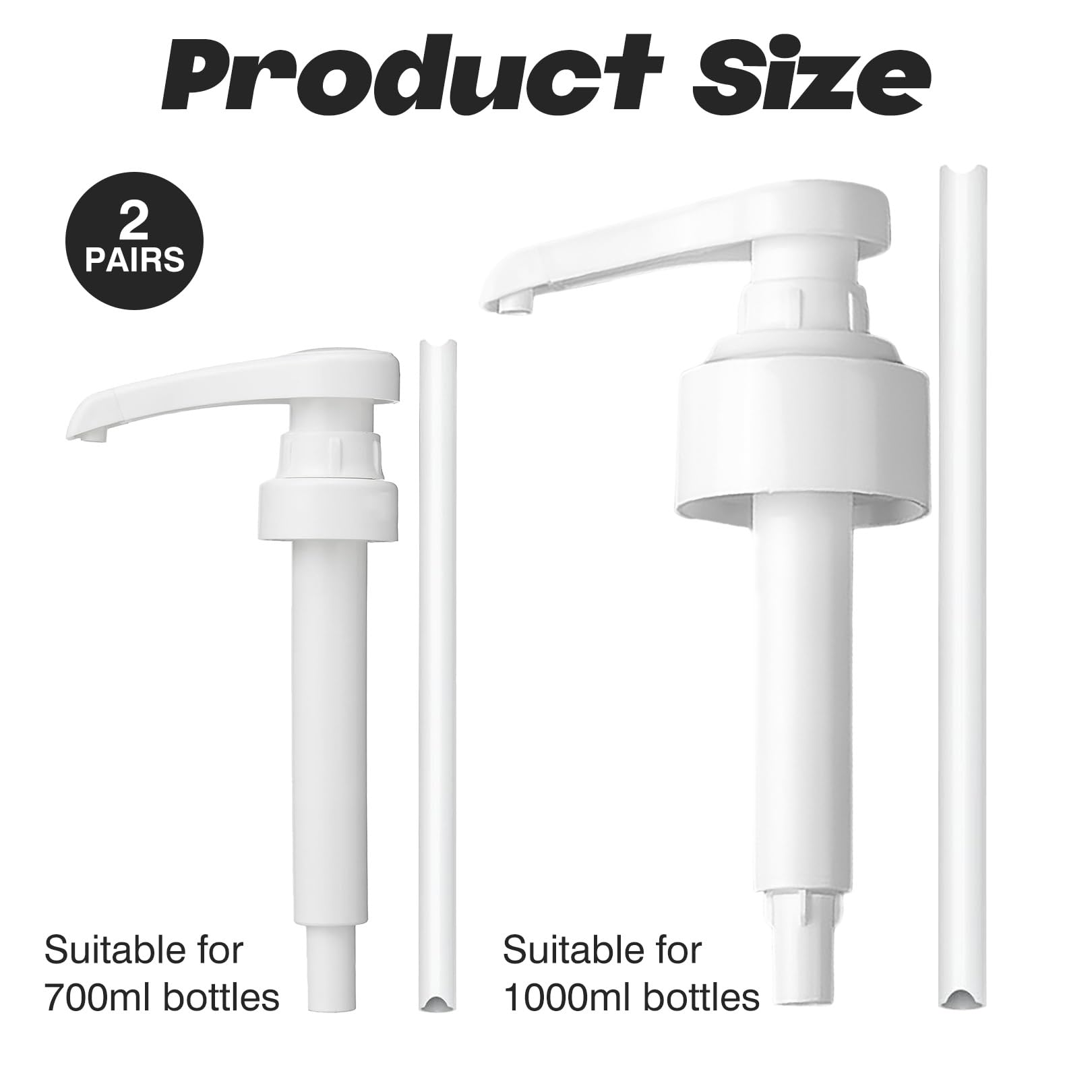 4er-Set Sirupspender 1 L – 28/410, 4 Cm³ Pro Hub – Für Shampoo, Nährstoffe & Mehr