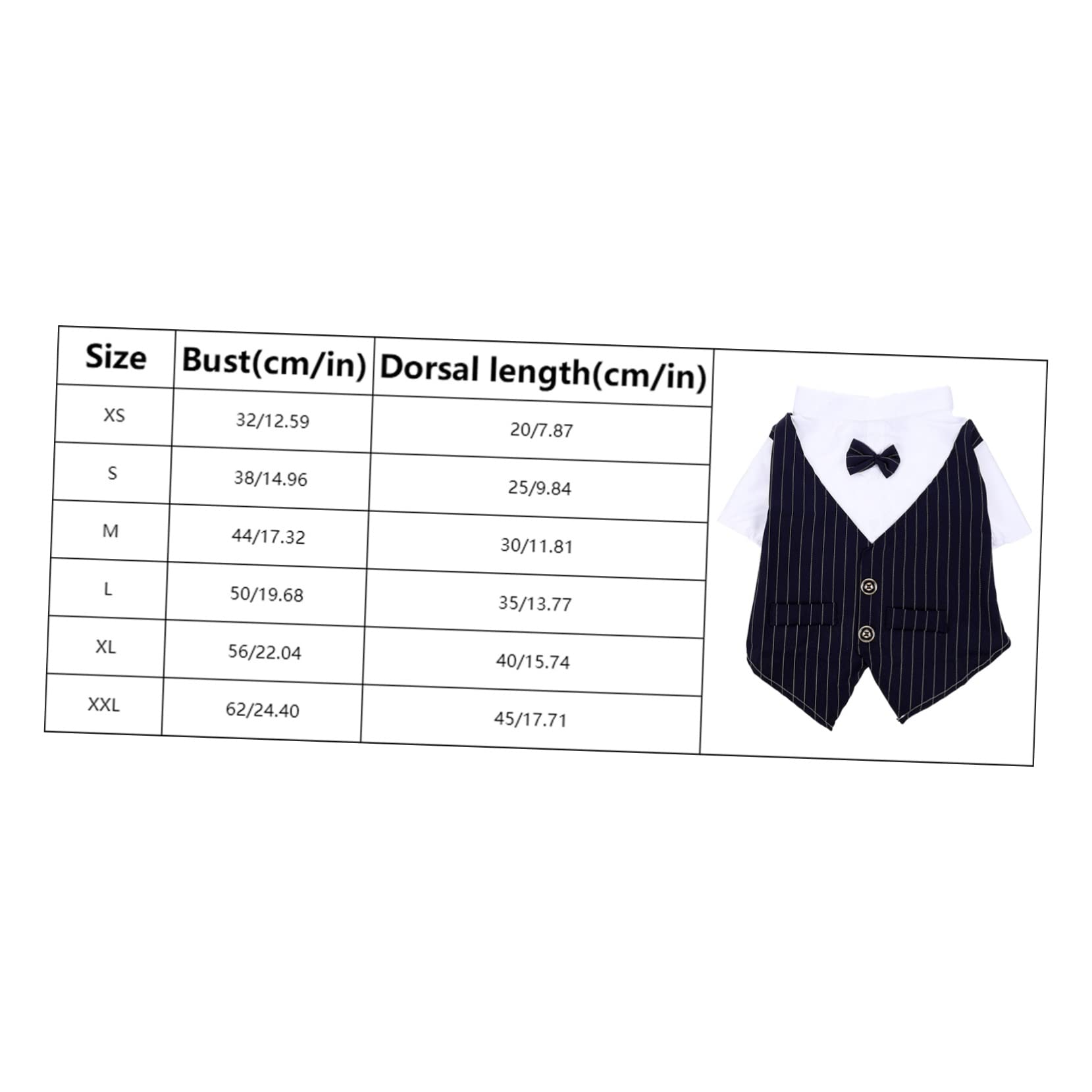 BESPORTBLE 5piezas Disfraz Formal para Mascotas Diseño Chic y Material Transpirable Ropa De Boda para Perros y Gatos para Eventos Especiales y Fiestas