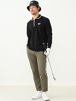 Amazon | [ビームスゴルフ] L/Sポロ 〈MEN〉 ORANGE LABEL 襟