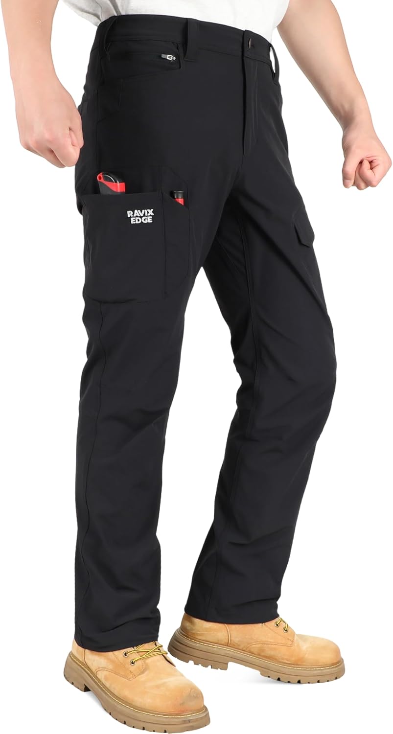 Men's Hiking Pants Lightweight Water Resistant Durable Pants Wrinkle-Free 4-Way Stretch Windproof Outdoor Apparel