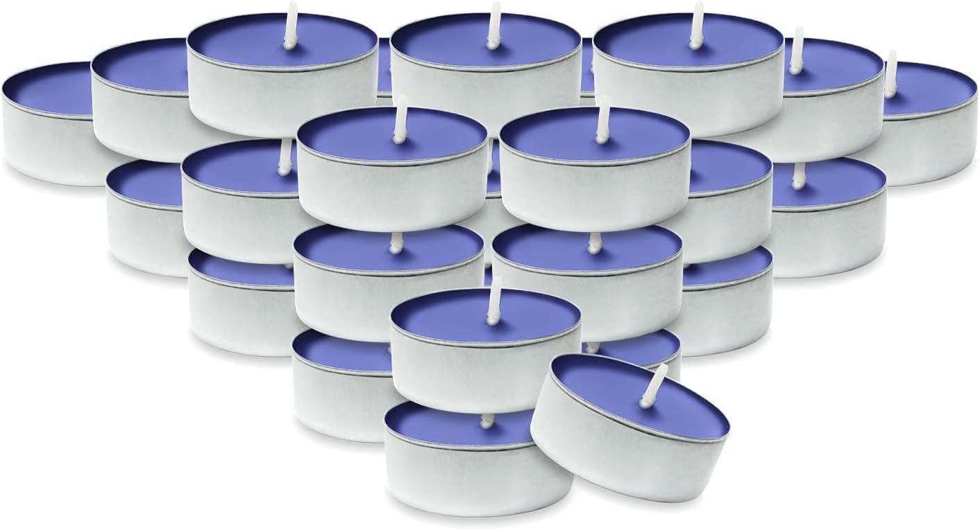 DecorRack Blueberry Scented Tealights, Pleasant Fragrance (Pack of 30)