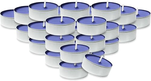 Miniatura 2 de DecorRack 30 Velas de Té, Con Aroma a Arándano, Vela de Fragancia Agradable, Aromaterapia, Decoración Perfumada del Hogar, Velas Votivas de Larga