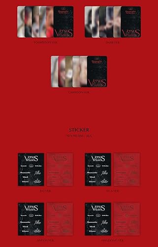 Miniatura 5 de (POCA Ver) DREAMCATCHER VILLAINS 9 Mini álbum (versión aleatoria Ver.+1ea Store Gift Photo Card) K-POP SELLADO