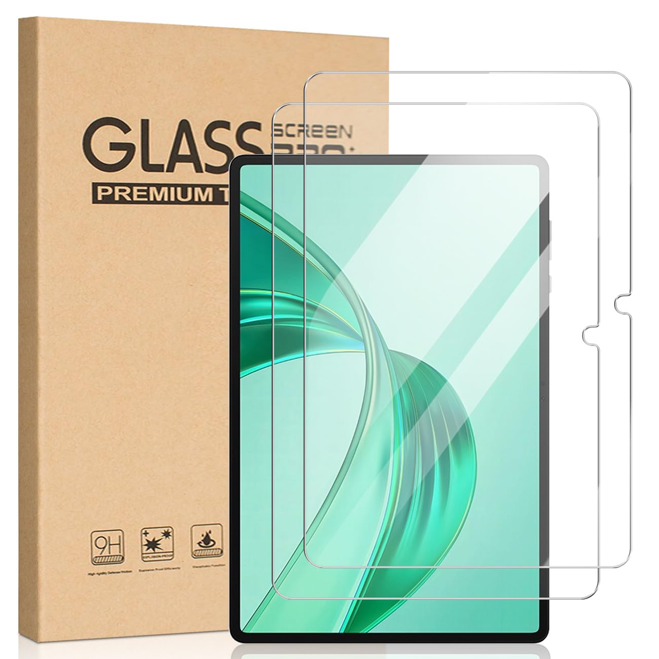 T Tersely 2-Pack Screen Protector for Honor Pad X8a 11inch, 9H HD Clarity Tempered Glass Screen Film Scratch Resistant Bubble Free Screen Protector