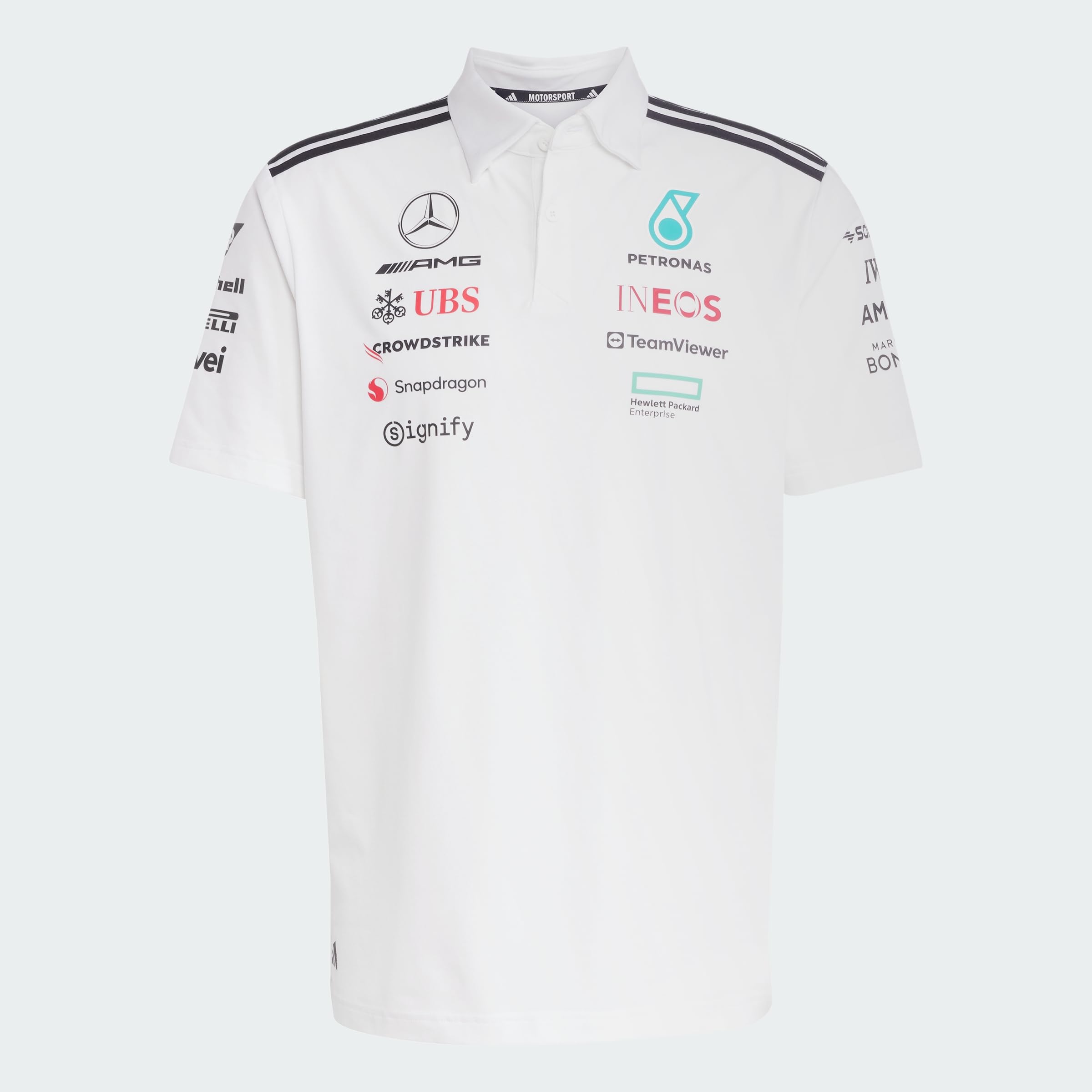 Adidas Hombre Mercedes - AMG Petronas Formula One Team Team Polo White Men