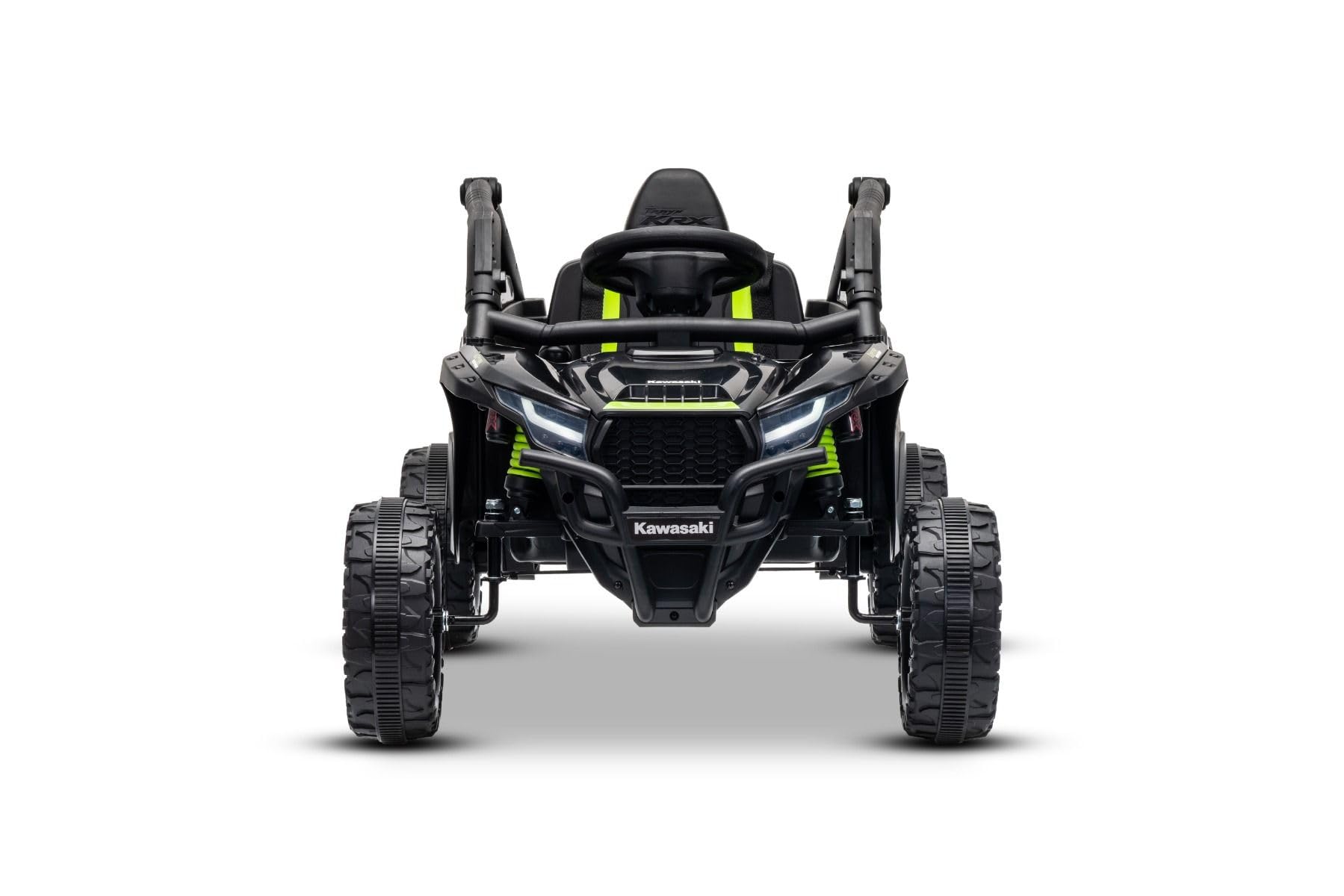 Kawasaki TERYX KRX 1000 12 V elektryczny samochód dziecięcy, jednoosobowy, zawieszenie na tylnej osi, pilot zdalnego sterowania 2,4 GHz, akumulator litowy, 2 silniki 25 W, składana rama ochronna