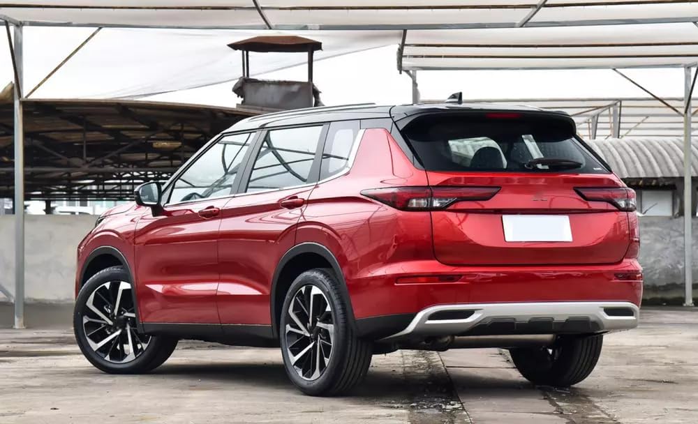 4PCS Roof Rail Racks Crossbar Fits for Mitsubishi Outlander 2022 2023 2024 2025 2026 Cross Bars Luggage Carriers Aluminum (Silver+Silver)