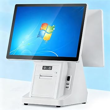 Cajas Registradoras para Negocio,8gb Ram + 256gb Ssd | 6 USB Ports 4 on Board + 2 External,Small Cash Register for Commercial & Retail,No Pos Software Included,80mmprinter 58mmPrinter