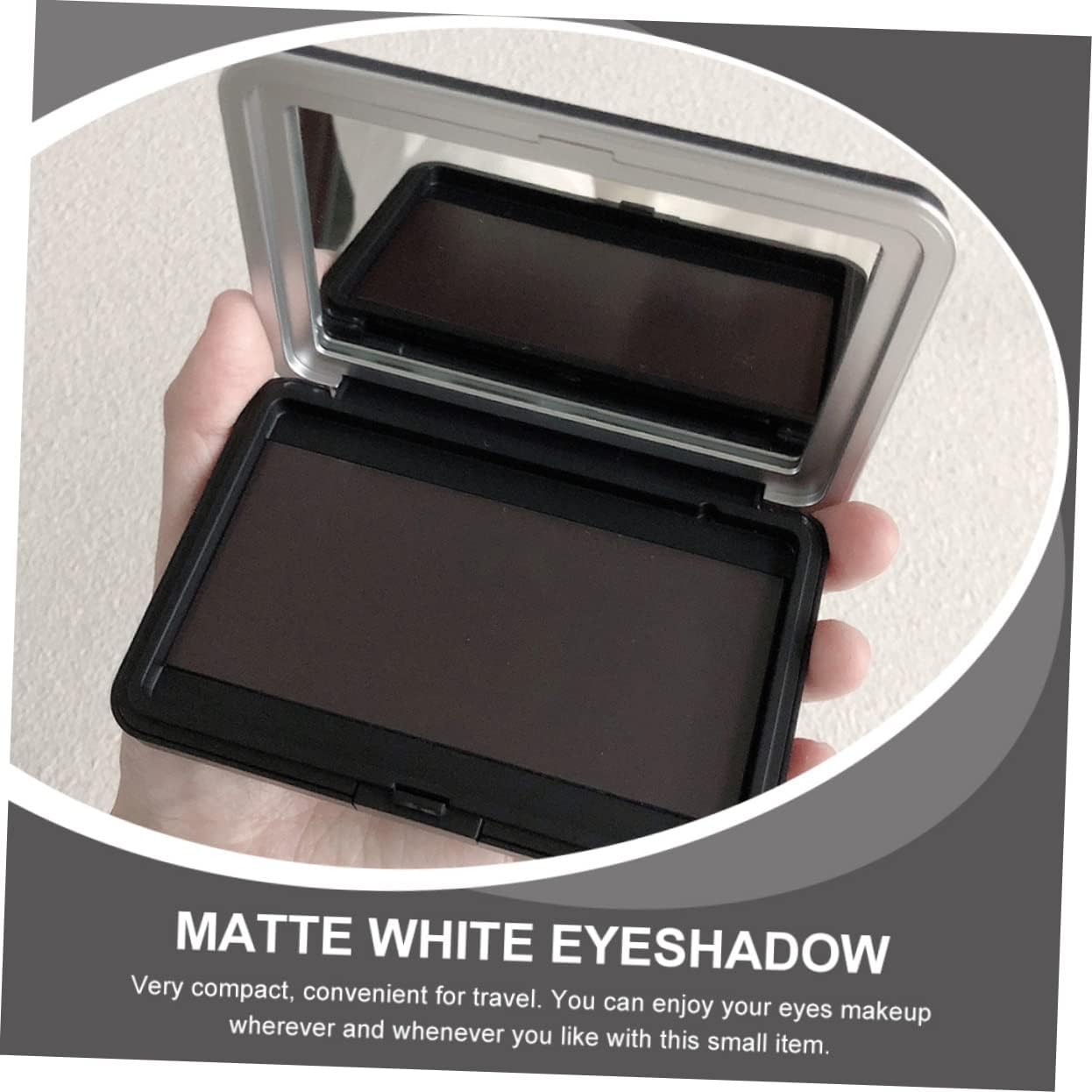 minkissy 4pcs Diy Cosmetic Container for Makeup Palette Matte Eyeshadow Portable Eyeshadow Boxes Blush Powder Organizers