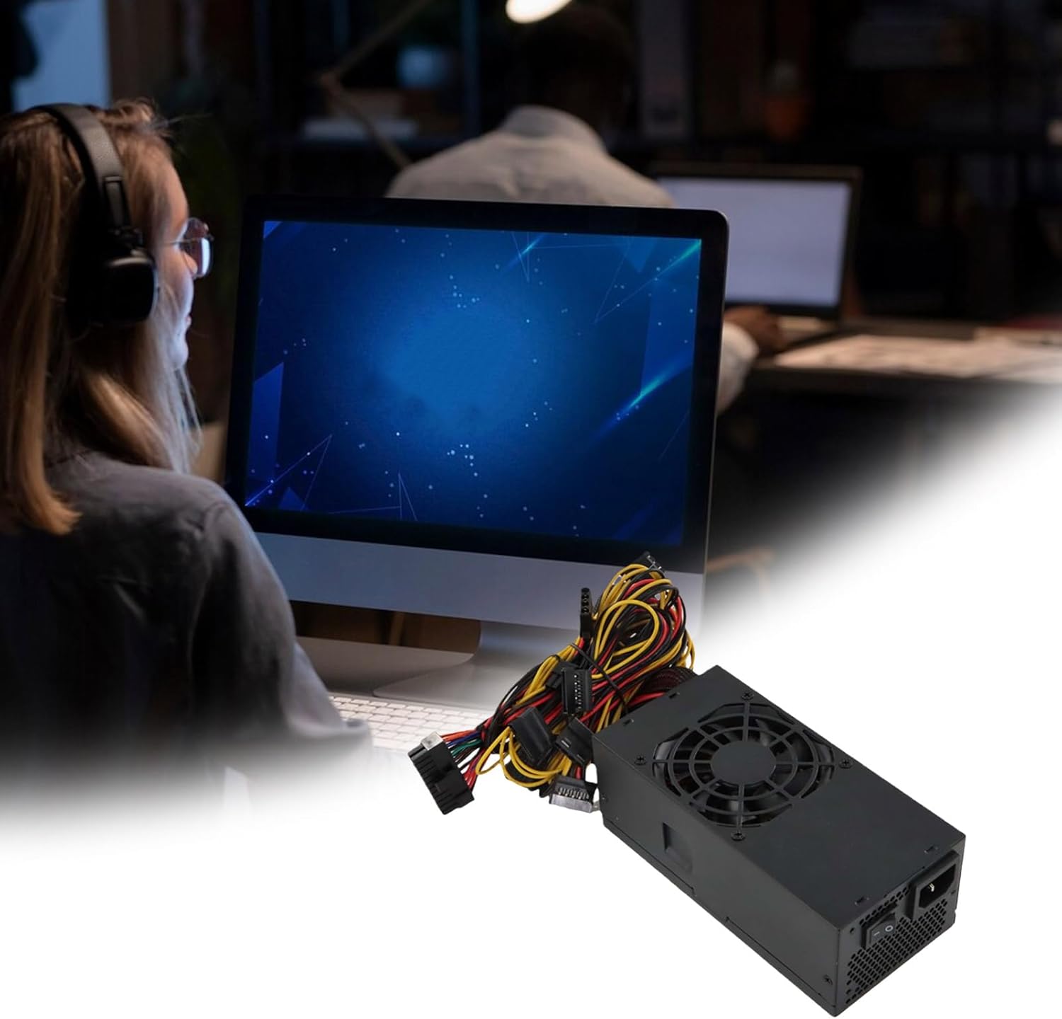 TFX 電源 400 ワットコンピュータ TFX 電源ユニットと排気ファンデスクトップ小型 PC ケースアクセサリー