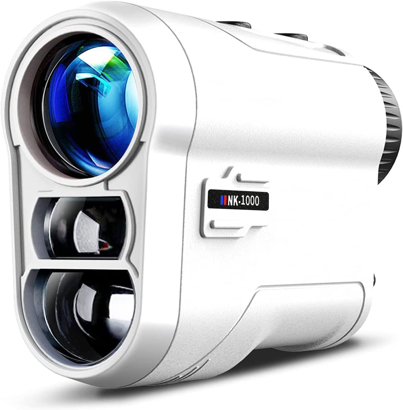 Golf Rangefinder with Slope and Pin Lock Vibration, External Slope Switch for Golf Tournament Legal, Rangefinders with Rechargeable Battery 1000YDS Laser Range Finder