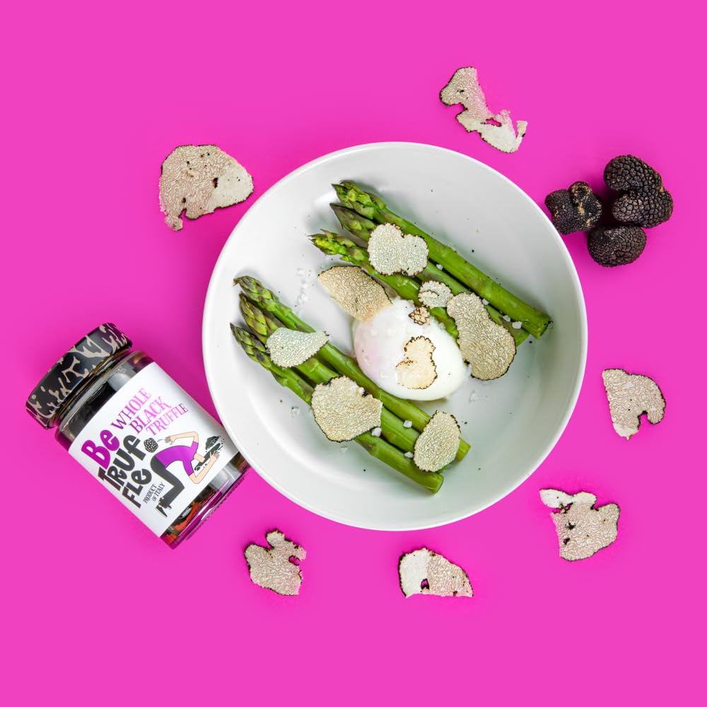 Be Truffle - Trufa Negra Entera 90g, Peso Escurrido 35g - Vegano, Sin Gluten, Sin Colesterol