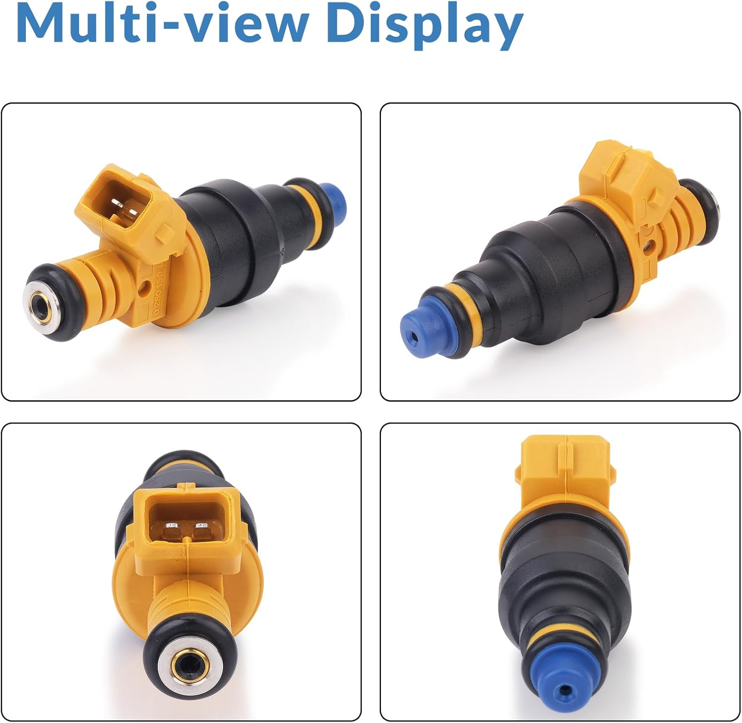 8 Pcs Fuel Injectors Fit for Ford E150 E250 E350 F150 F250 F350 Lincoln Mercury 4.6L 5.0L 5.4L 5.8L Replace# 0280150943, 0280150939, 0280150909 Fuel Injectors Kit