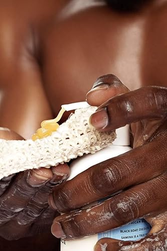 Miniatura 9 de Shea Radiance Gel de baño African Black Soap - Piel seca, eczema, erupciones cutáneas, limpiador de manchas, romero lavanda (16 onzas)