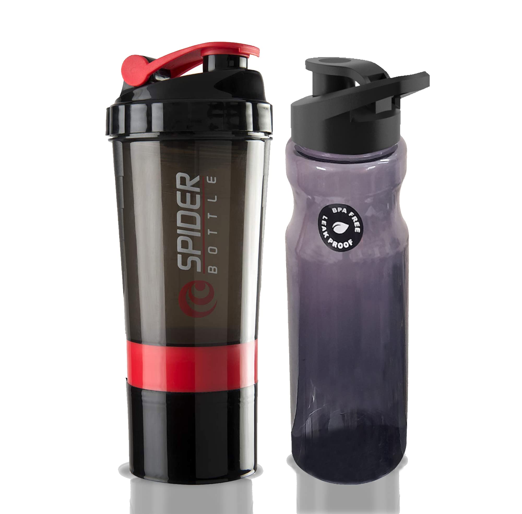 Cool Indian Shaker and Sipper Bottle for Gym|BPA-Free and 100% Leak-Proof Protein Shaker. Best for Boys and Girls.(Pack of 2) (RED)-image-31