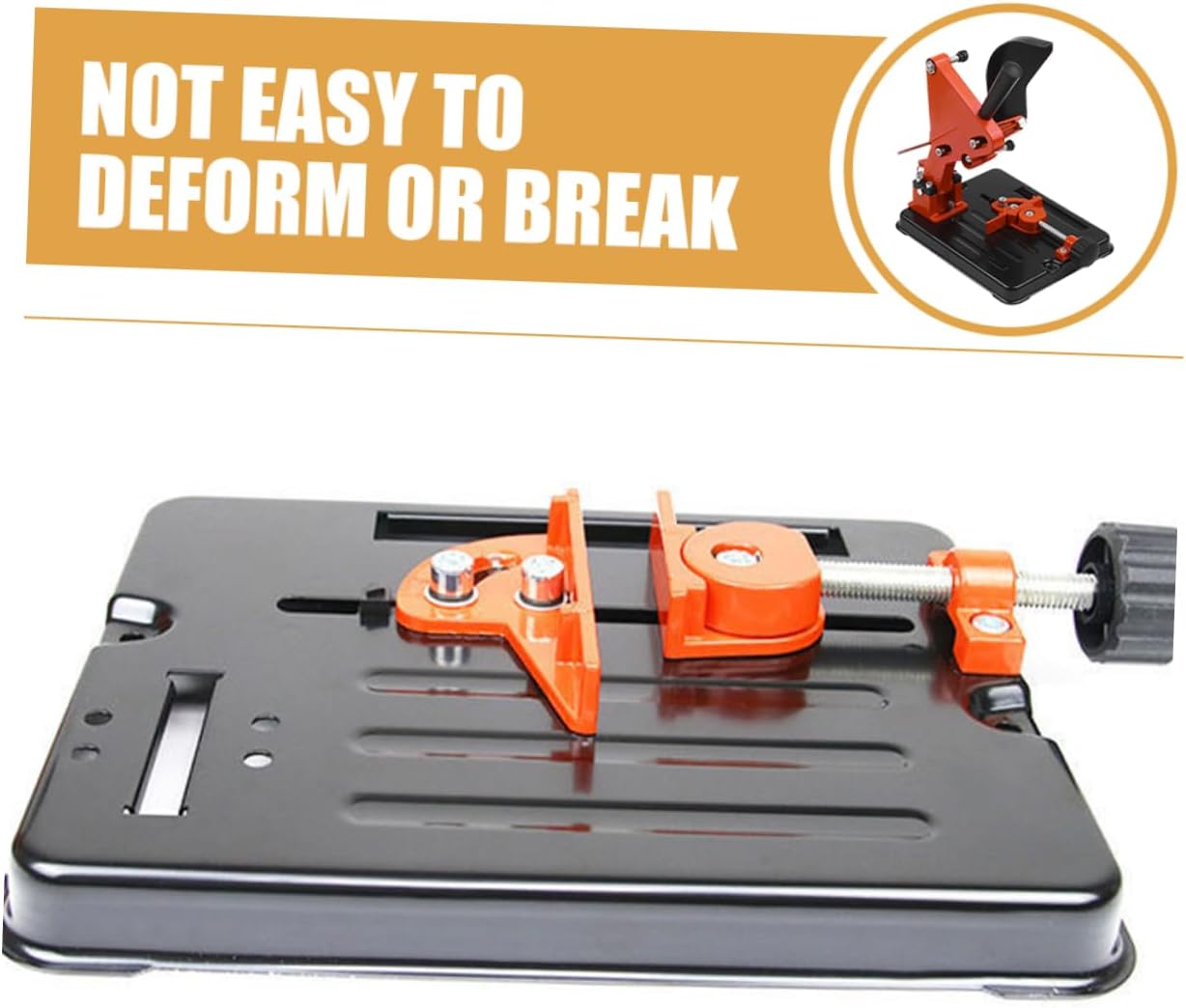 1Set Angle Grinder Stand Bracket Holder for Various Angle Grinders Sturdy Design with Flexible Clamping Adjustment for Home Repair and Construction