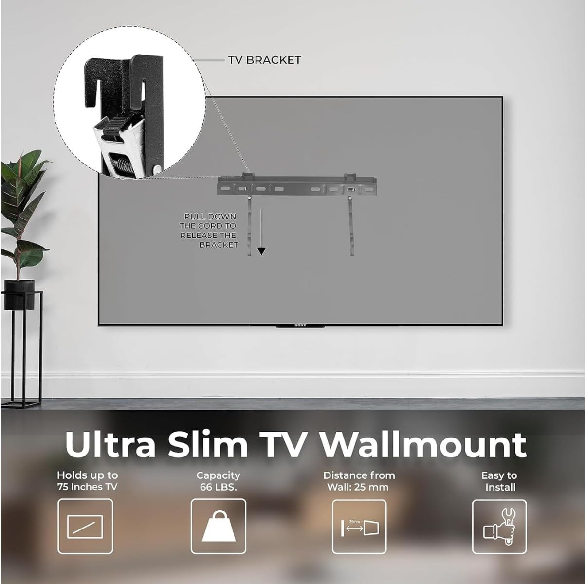 LG 55" Class UA7700 (2025) 4K LED WebOS25 Smart TV - a7 AI Processor 4K Gen8 HDR10 Bluetooth Game Optimizer Compatible Compatible with Alexa & Google Assistant with Wall Mount (Renewed)