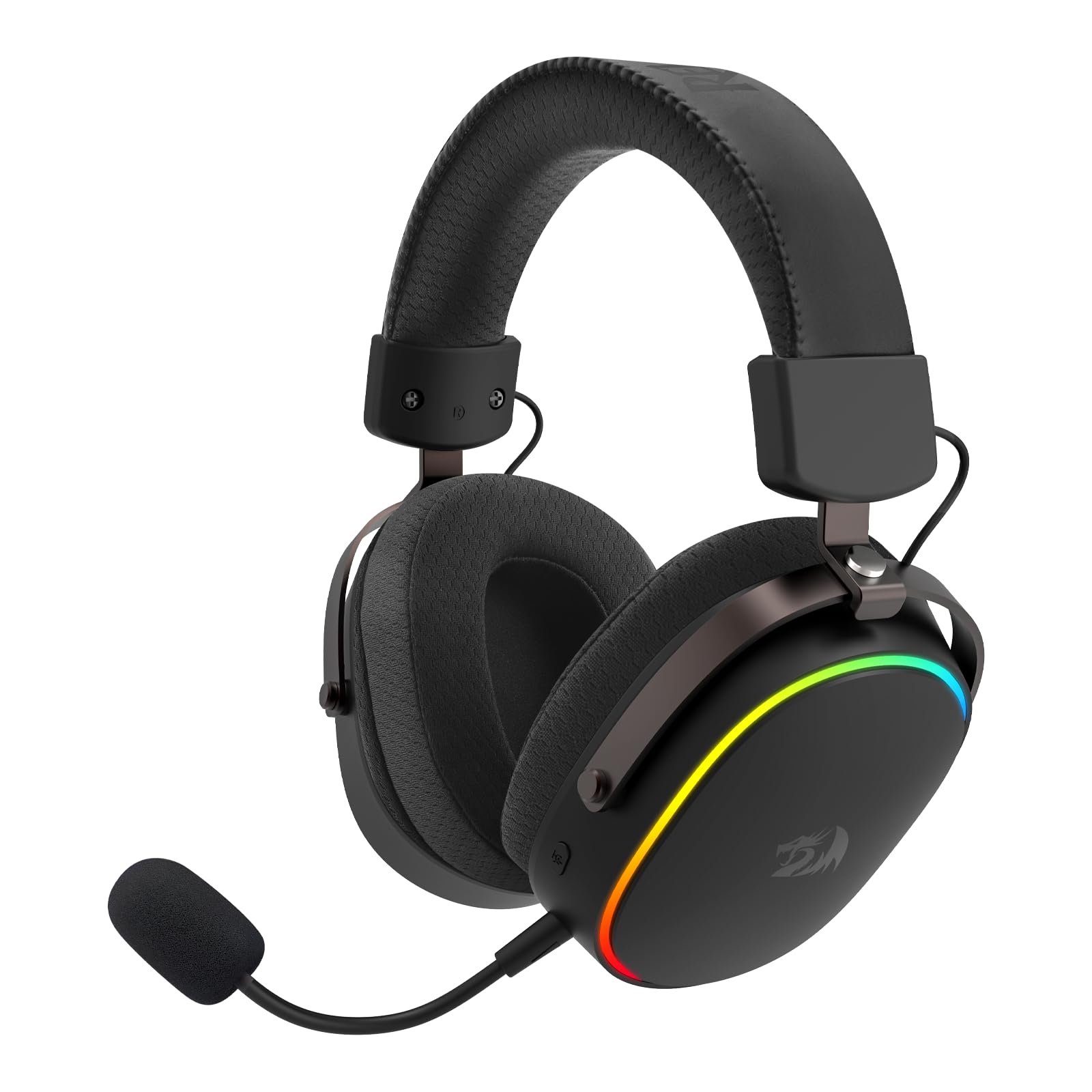 Redragon H831 Gaming Headset, RGB, 2.4GHz/BT/Wired, Black-picture-22