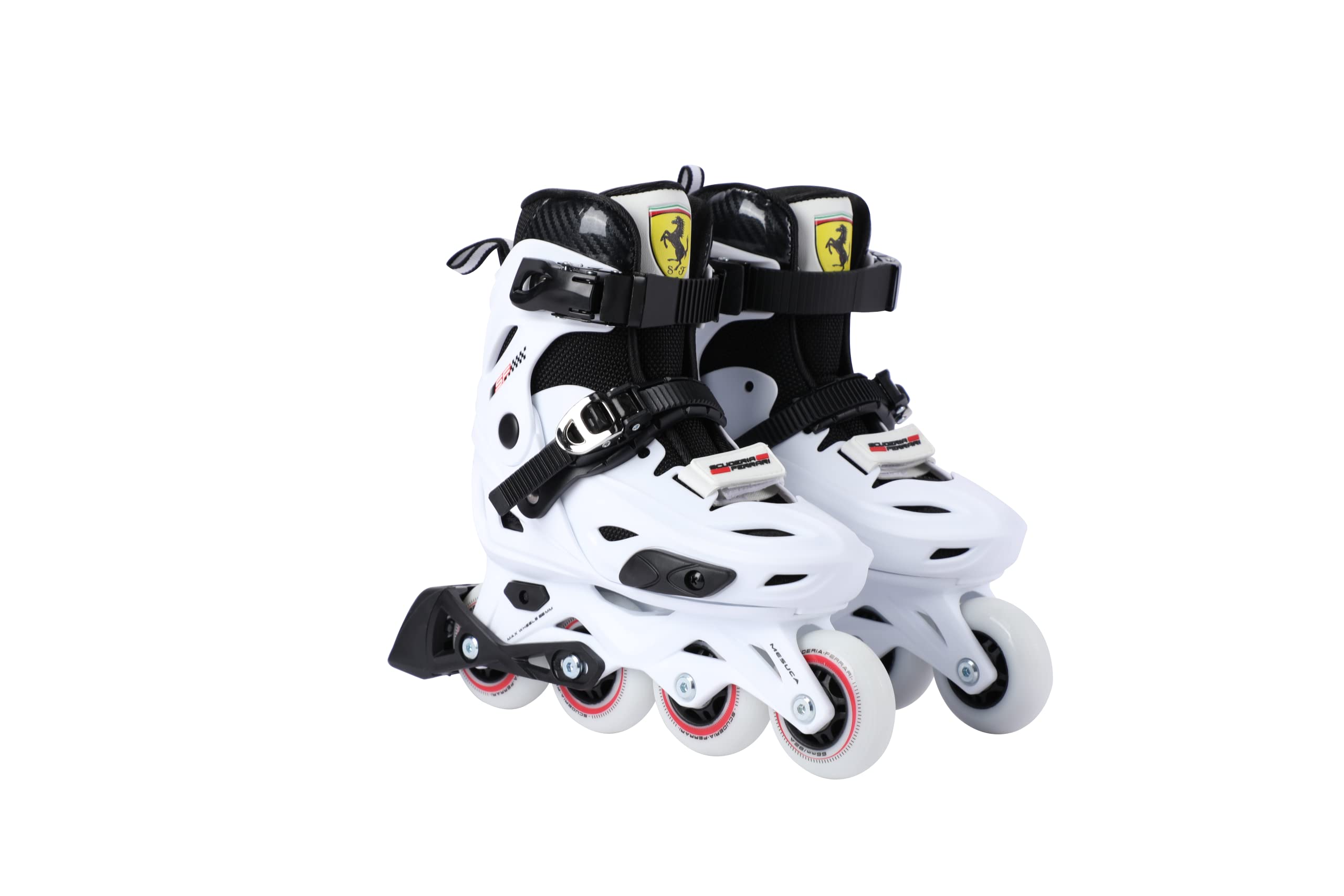 Ferrari Adjustable Inline Skates, Fun Roller Blades for Kids, Beginner Roller Skates for Girls, Men and Ladies