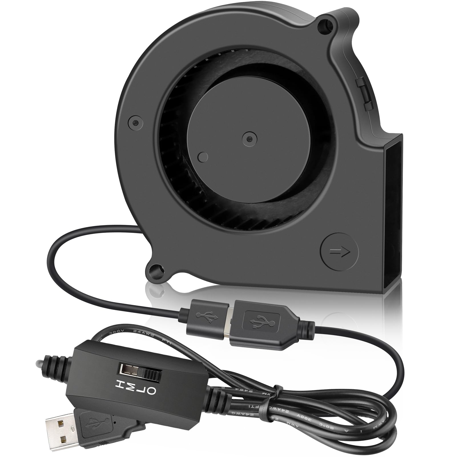 Amazon.com: GDSTIME 75mm x 30mm 5V USB Blower Fan with 3 Speed