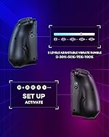 Vista 4 de NYXI Hyperion Meteor Light Wireless Joy-pad with 8 Color LED for SwitchSwitch OLED, Hyperion switch controller with RGB Lights, Programmable, 6-Axis