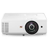 ViewSonic PS502W 4000 Lumens WXGA Short Throw Projector with HDMI and USB Type A Connectivity for Business and Education
