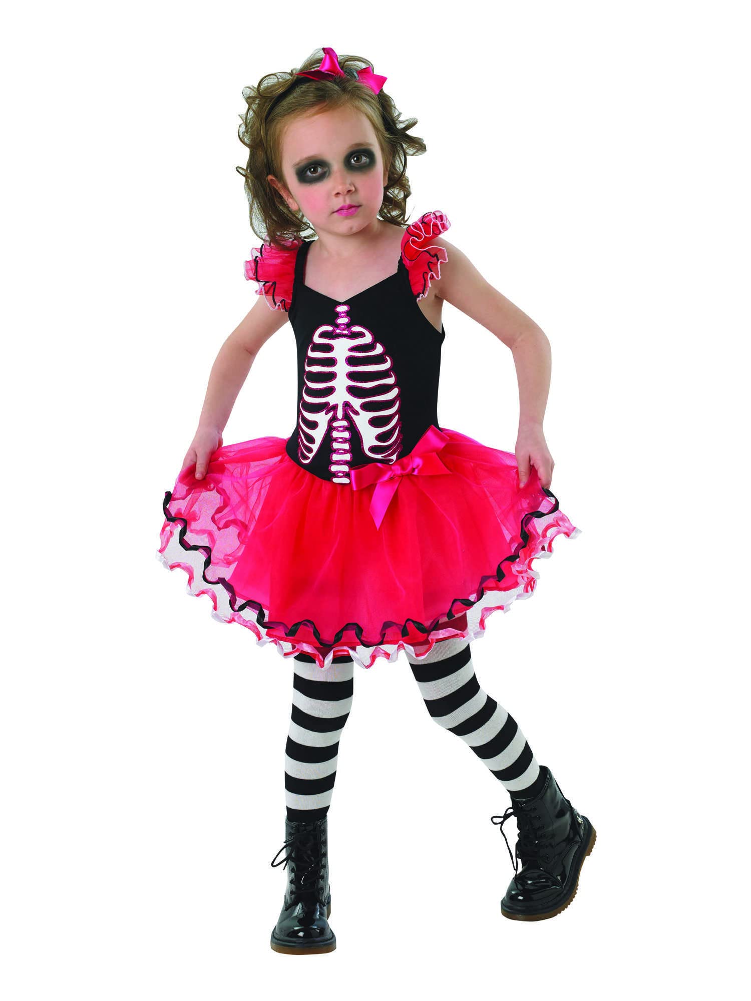 Rubie's Totenkopf Tutu Kostüm Für Mädchen – Offiziell Lizenziert, Größe X-Large