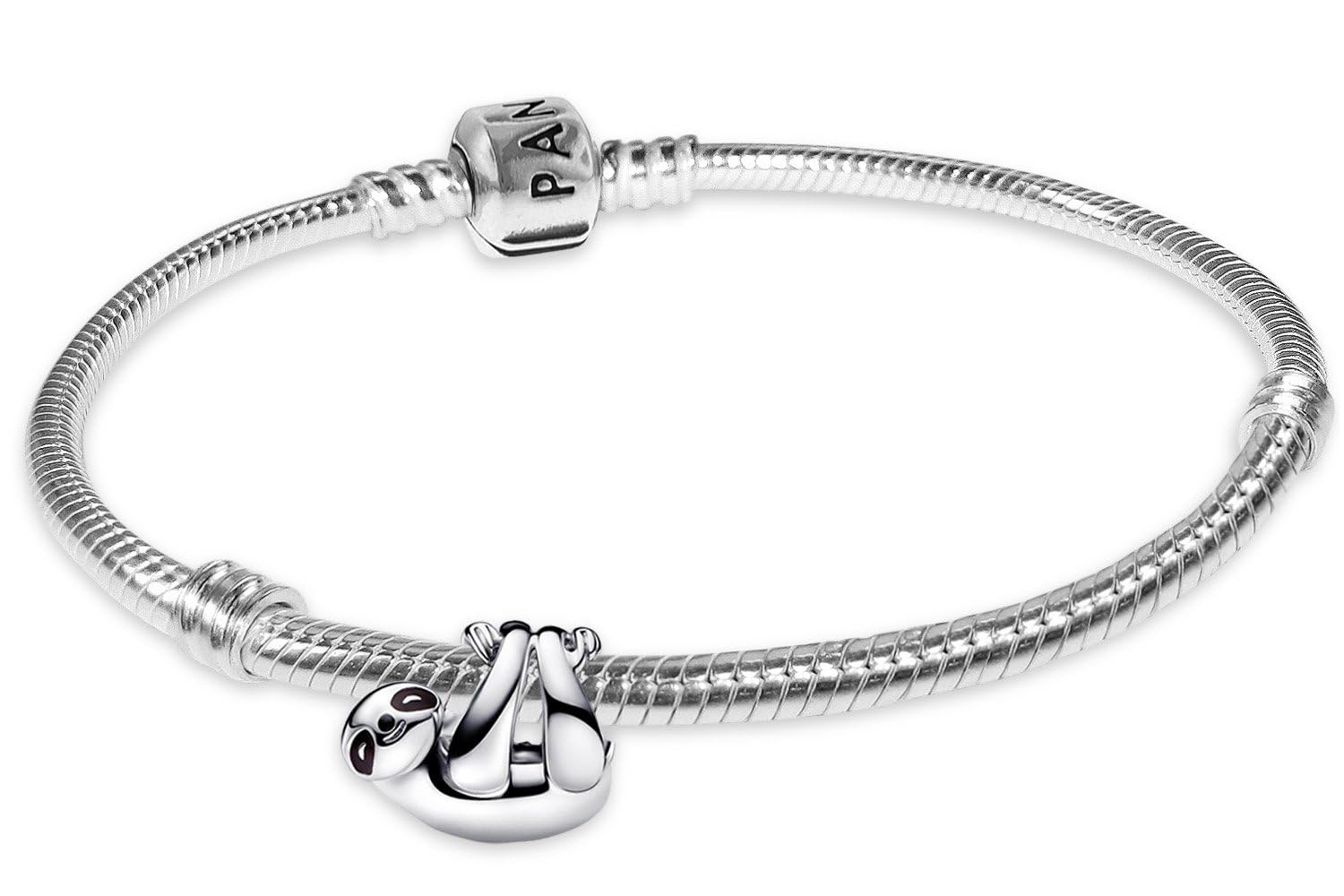 PANDORA Damenarmband Hängendes Faultier Geschenkset 68305-18