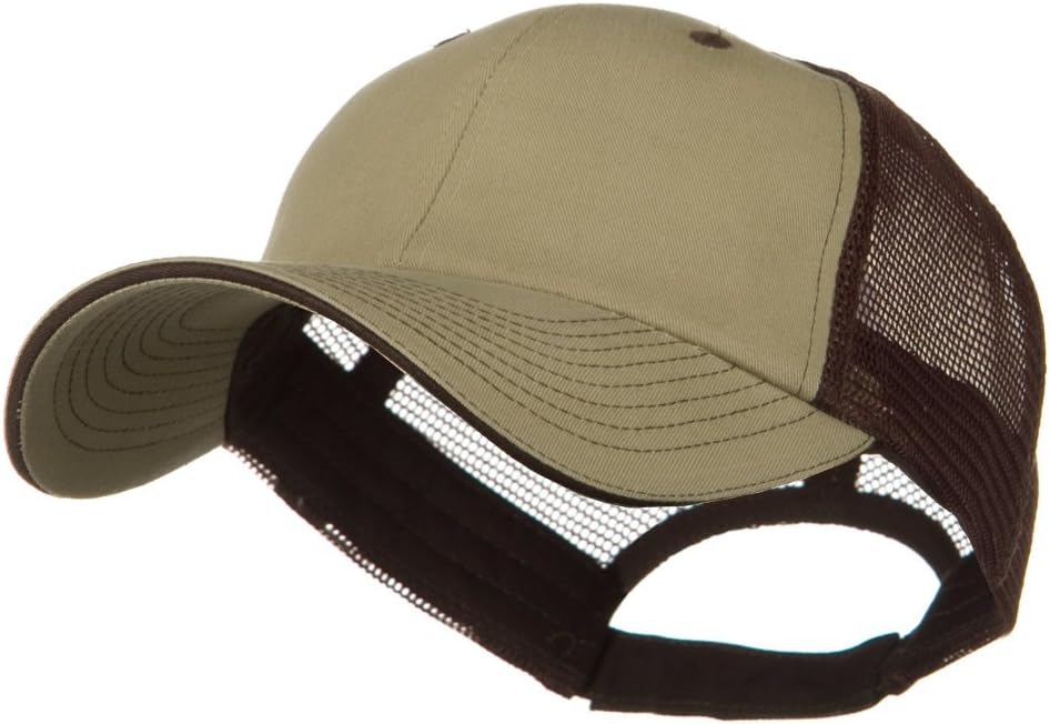 e4Hats.com Big Size Garment Washed Cotton Twill Mesh Cap