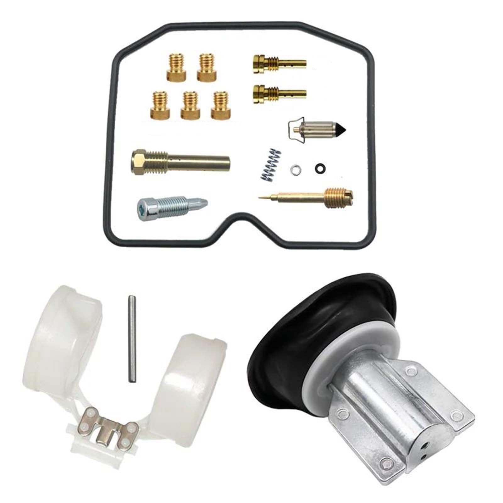 Kit réparation carburateur KLX250R avec membrane et flotteur pour Kawasaki 1993-1996