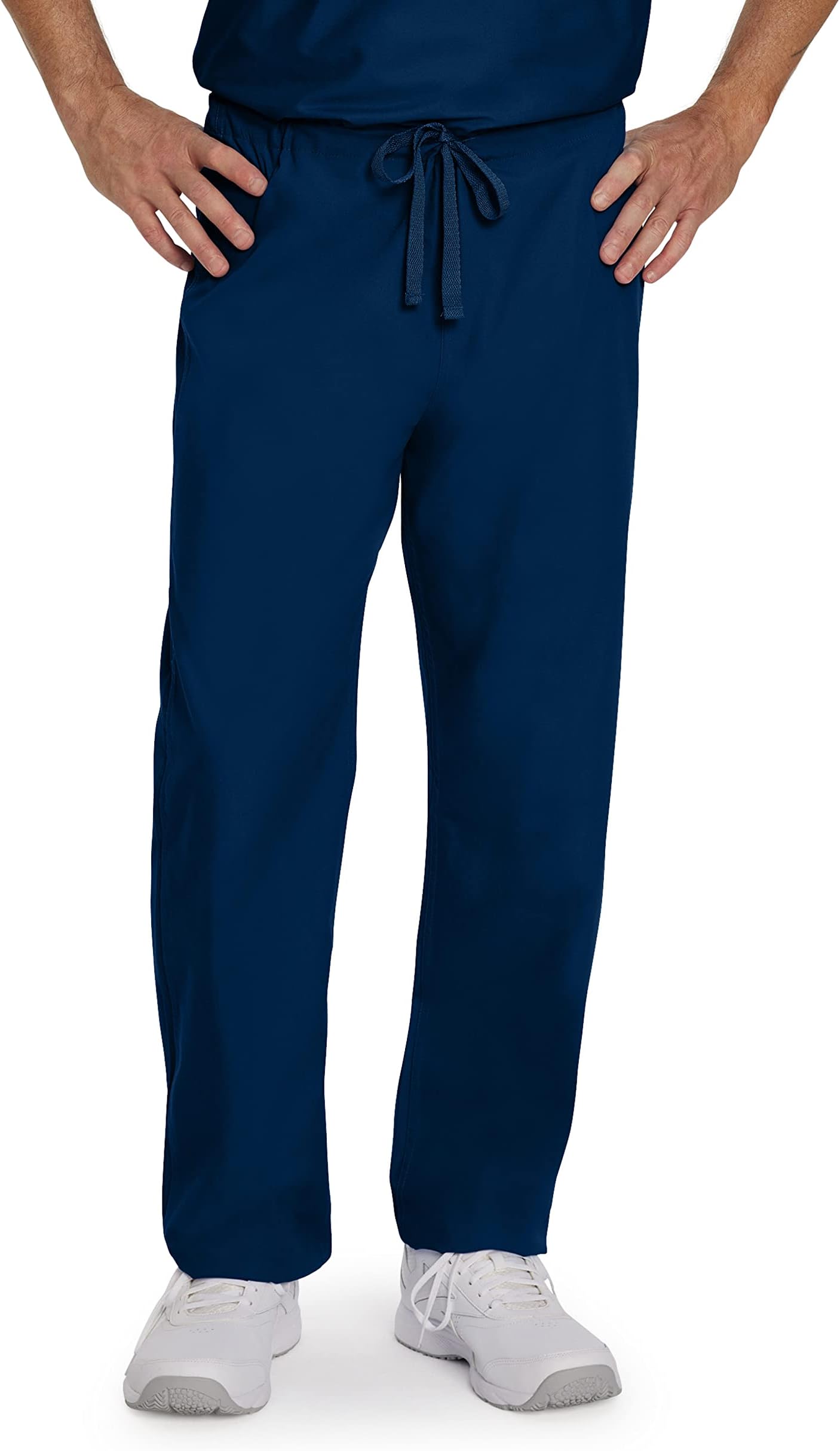 Landau Unisex-Adult Landau Essentials Unisex Relaxed Fit 1-Pocket Drawstring Scrub Pants 7602
