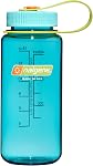 Nalgene 16 oz Bouteille d'eau à la bouche Grande Taille de la coupe mince, sans BPA, durable & Preuve de fuite, Bouteille de voyage légère, Cerulean