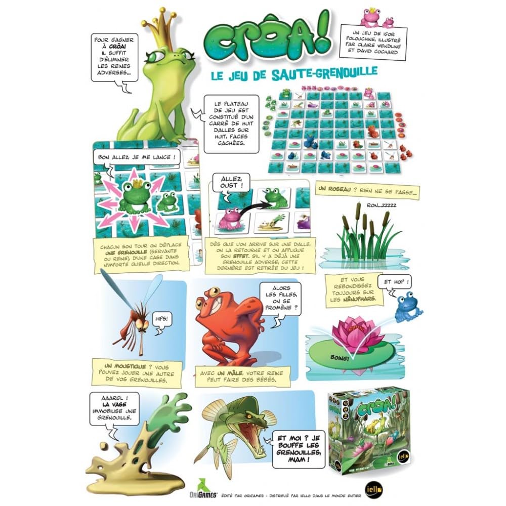 Jeu de stratégie Origames Crôa ! 25 ans