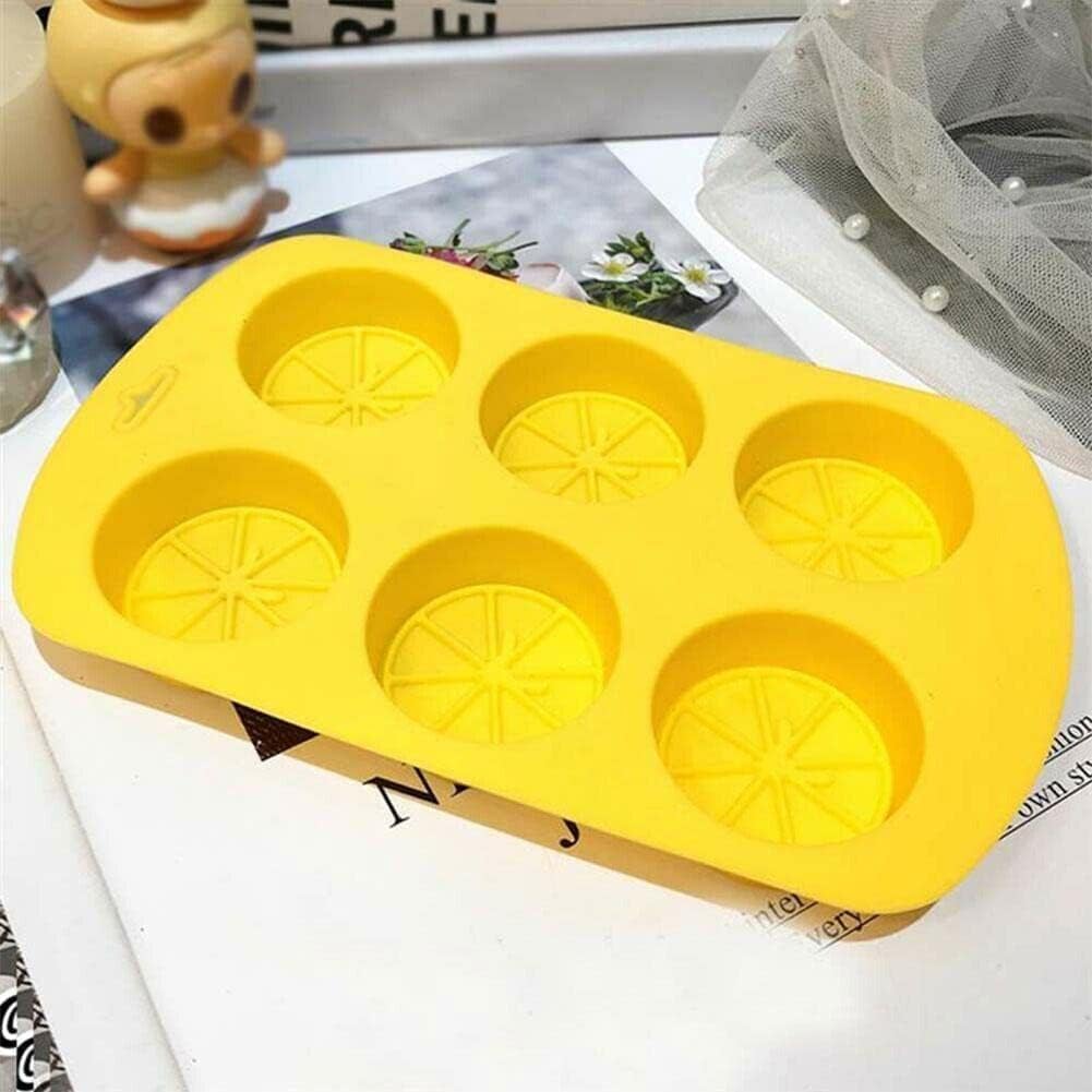 Yellow Fruit Shaped Silicone Molds, Candy Making Supplies