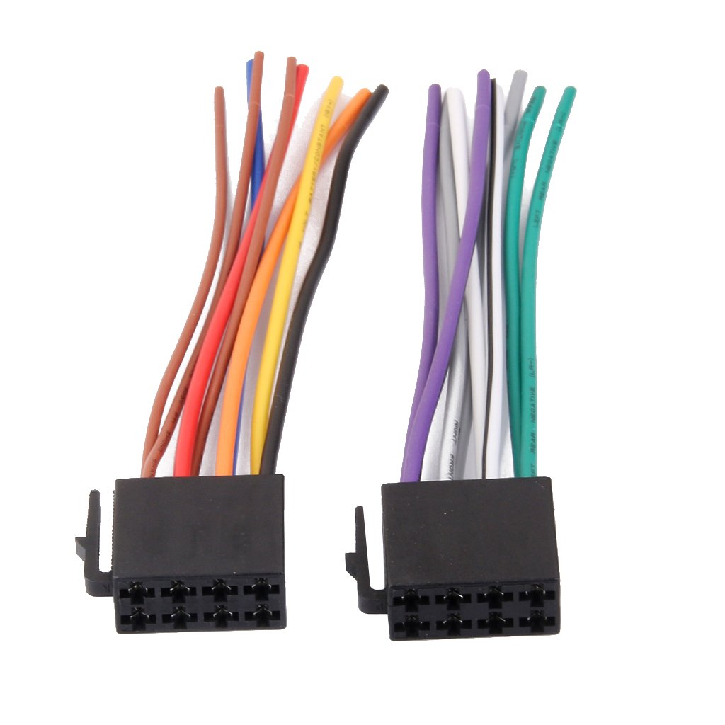 MagiDeal Set of 2PCS Plastic Wire Harness FIT for C-Quatre Peugeot Sportage Furui Disini Bora Santana FRV Jetta Rena Teng Wing Volkswagen Car