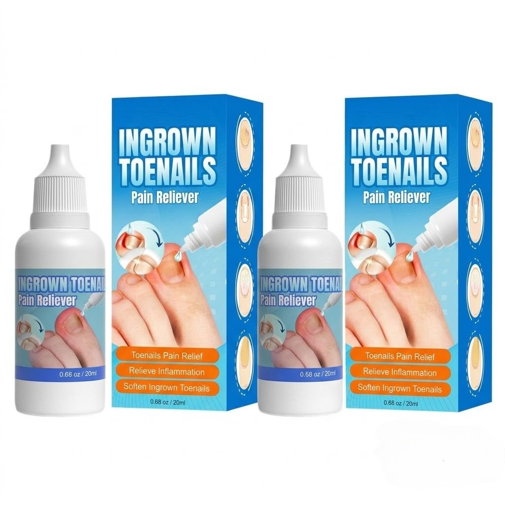 Ingrown Toenail Treatment Drops 20ml Fast Pain Relief & Inflammation Care Softens Thick & Curved Nails | Nail Repair Solution (Pack Of_3)-picture-41