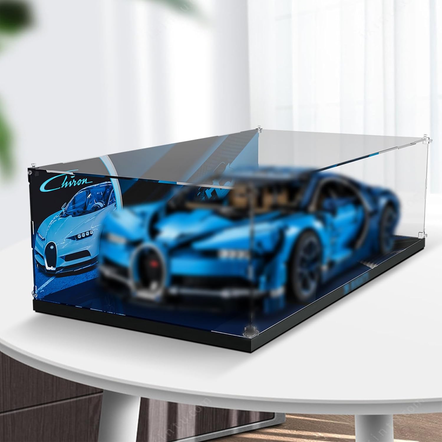Acrylic Display Case for Lego 42083 Bugatti Chiron Race Car; ONLY Display Case, The Model NOT Included