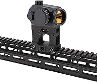 Vista 3 de Phoking Montura de Punto Rojo Soporte Elevador Picatinny para Miras T1 T2 H1 H2 Compatible con Todas las Ópticas de Huella