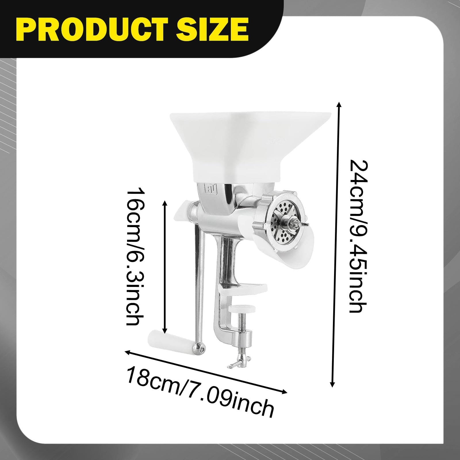 MagiDeal Macchina Manuale per La Lavorazione di Pellet di Cibo per Animali Domestici, Strumento Ergonomico con Granulatore Multifunzionale per Cibo per Cani, I